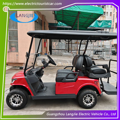 4 kişilik elektrikli araba AC motorlu düşük hızlı elektrikli araçlar tatil arabası için