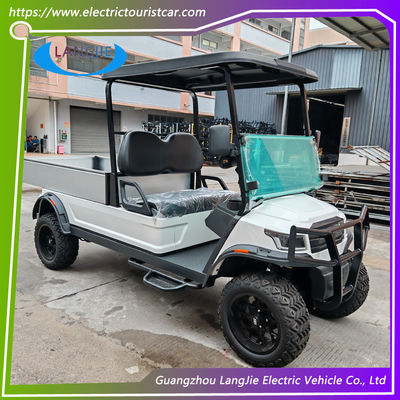 AC Motor Elektrik Kulübü Araba Elektrik Golf Arabası 2 Koltuklı Kargo ile 48V 5KW Resort için