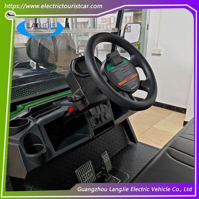 4 tekerlekli elektrikli golf arabası AC motor 2 koltuklu elektrikli yolcu araçları park için