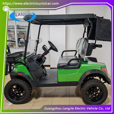 4 tekerlekli elektrikli golf arabası AC motor 2 koltuklu elektrikli yolcu araçları park için
