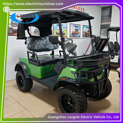Kulüp Arabası Önceki Golf Arabası AC Motor 2 Koltuklu Elektrikli Golf Arabası Resort Arabası için Pille