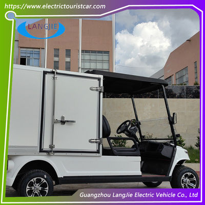 2 Koltuklu Elektrikli Teslimat Aracı AC Motor 48V Havaalanı Elektrikli Araba Park İçin