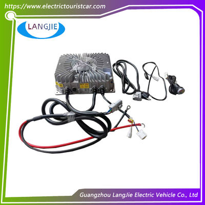 Otobüs Turisti Pil Şarj Aracı 72V 25A Otomatik Pil Şarj Araçları için Golf Araba Şatlı