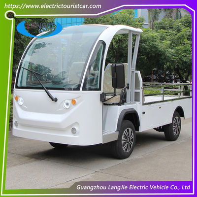 900KGS Elektrikli Bagaj Arabası 2 koltuklu Elektrikli Kamyonet AC Motor 48V 5KW Otel Buggy Arabası için