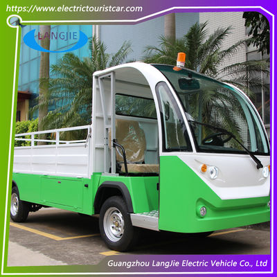 0.9 ton 2 koltuklu elektrikli bagaj arabası AC motorlu elektrikli kargo arabası 48v Fabrika için