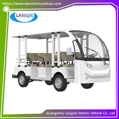AC Motor 5KW Arka Görünüm Aynası Elektrikli Araba Tur 8 Koltuklu Kulüp Arabası Park için Golf Arabası