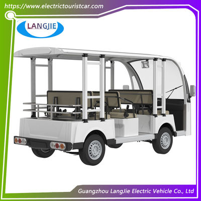 AC Motor 5KW Arka Görünüm Aynası Elektrikli Araba Tur 8 Koltuklu Kulüp Arabası Park için Golf Arabası