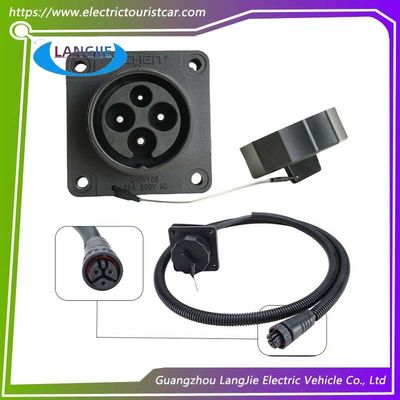 EXCAR Şarj Plug ve Bağlantı Soketi 220V Golf Arabası Parçaları