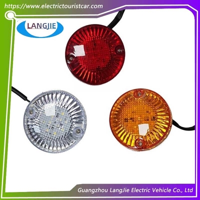 Yuvarlak Işık 8cm LED 12V Fren Işığı Marshell Elektrikli Seyircilik Ve Patrol Arabası Parçaları