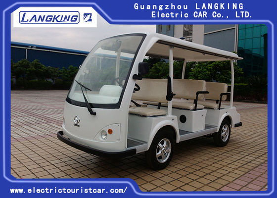 48 V DC Motor Mini Elektrikli Turist Araba 8 Koltuk Yükleme 640KGS Hafif