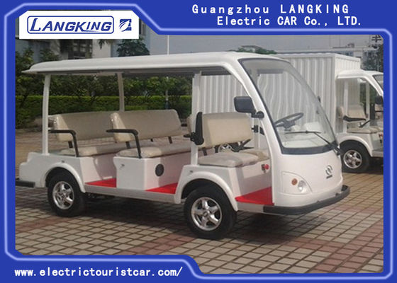 48 V DC Motor Mini Elektrikli Turist Araba 8 Koltuk Yükleme 640KGS Hafif