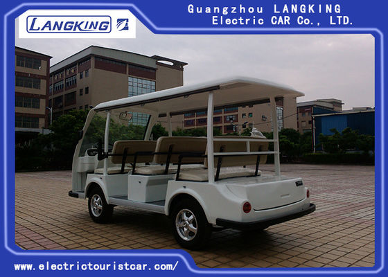 48 V DC Motor Mini Elektrikli Turist Araba 8 Koltuk Yükleme 640KGS Hafif