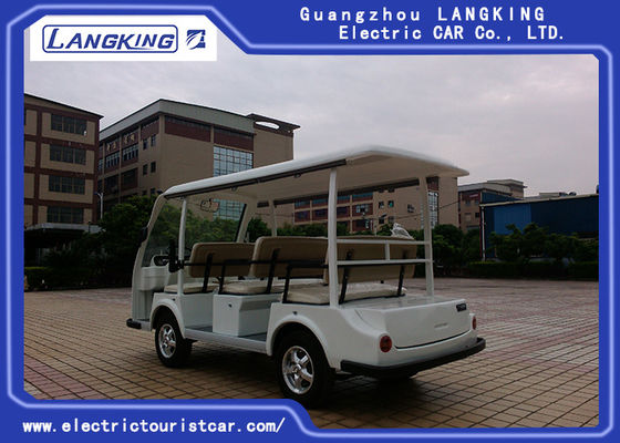 48 V DC Motor Mini Elektrikli Turist Araba 8 Koltuk Yükleme 640KGS Hafif