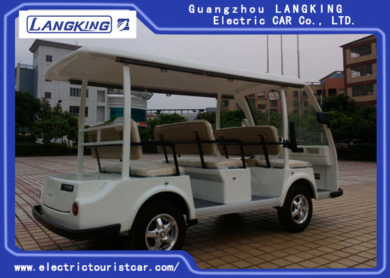 48 V DC Motor Mini Elektrikli Turist Araba 8 Koltuk Yükleme 640KGS Hafif