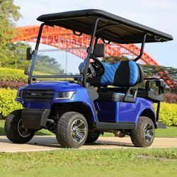 İyi bir fiyat. 48V Akü 4 Koltuklu 80km Menzilli 5KW AC Motorlu Elektrikli Golf Arabası online