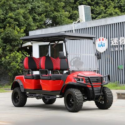 İyi bir fiyat. 48V 4 Kişilik Elektrikli Golf Arabası, Golf Sahaları İçin 30 Km/S Hız 5KW AC Motorlu online