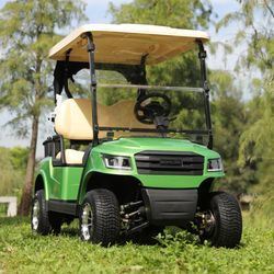İyi bir fiyat. 2 Seats Electric Golf Cart 48V Battery 30% Gradeability And AC Motor For Golf Courses online