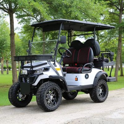 İyi bir fiyat. 4 kişilik AC motorlu elektrikli golf arabası 10 inçlik ekranla golf merkezleri için online