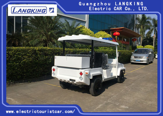 4 Kişilik Elektrikli Golf Sepeti Devriye Arabası Dikkat Işık Ile Güvenlik Cruise Car