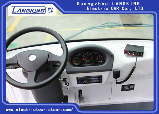 11 Koltuklu Köy Elektrikli Servis Otomobili 72V / 5KW Y113B Üstlerine Büyük Işıklı