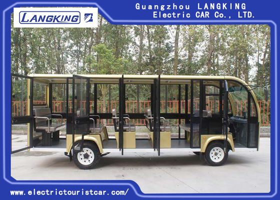 18 Kişilik Elektrikli Gezi Otobüsleri İçin Kampüs / Köyler / Havaalanları / Terminal 72V 6.3KW DC Motor