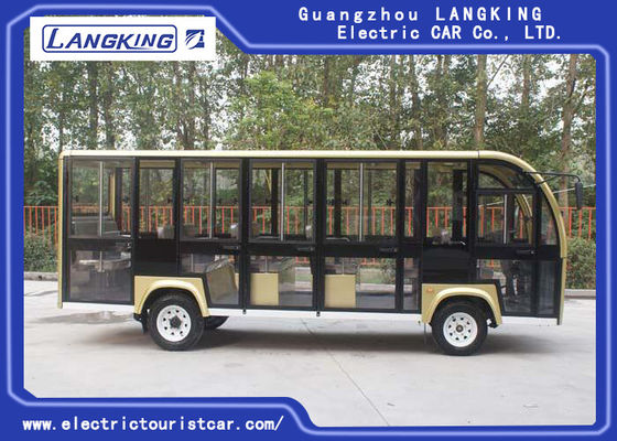 18 Kişilik Elektrikli Gezi Otobüsleri İçin Kampüs / Köyler / Havaalanları / Terminal 72V 6.3KW DC Motor