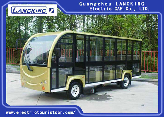 18 Kişilik Elektrikli Gezi Otobüsleri İçin Kampüs / Köyler / Havaalanları / Terminal 72V 6.3KW DC Motor