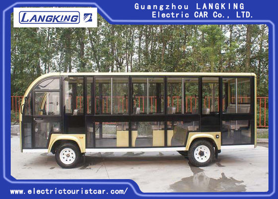 18 Kişilik Elektrikli Gezi Otobüsleri İçin Kampüs / Köyler / Havaalanları / Terminal 72V 6.3KW DC Motor