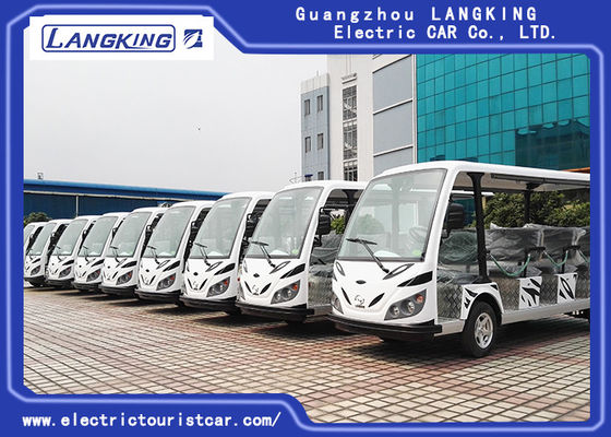 11 Kişilik Sıfır Kirlilik Uzun Hizmetli Beyaz Renkli Elektrikli Servis Araçları