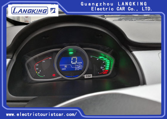 Pilli Yüksek Hızlı EV Elektrikli Servis Otomobili 5 Koltuk Kapalı Kapı Kilometre Menzili 135KM