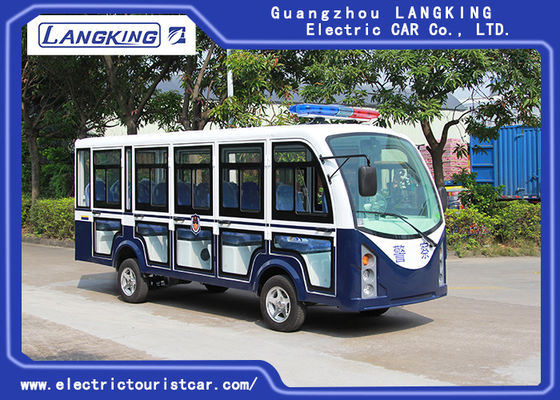 Kapalı Mini Elektrikli Gezi Arabası 72V AC Motorlu 14 Kişilik Toplight / Kuru Akü