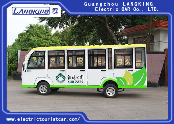 Dağlık Alan İçin Küçük Elektrikli Servis Otobüsü Max.Speed ​​28km / H Gürültü Yok