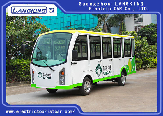 Dağlık Alan İçin Küçük Elektrikli Servis Otobüsü Max.Speed ​​28km / H Gürültü Yok